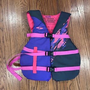 Pink & Purple Adult Universal Life Jacket Life vest